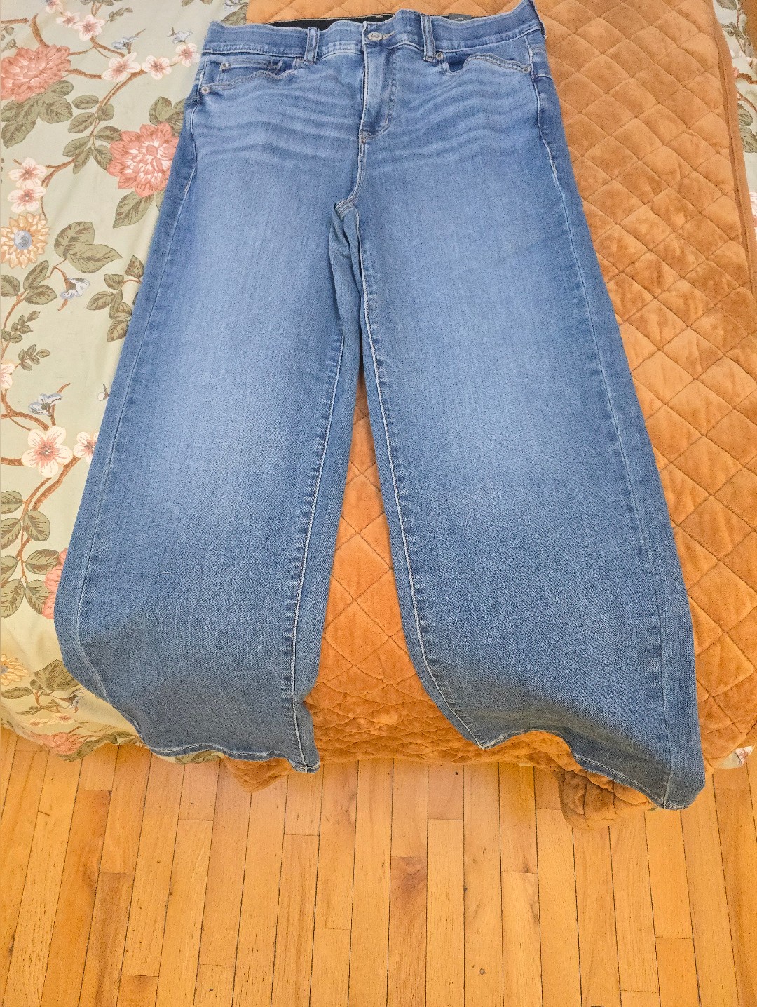 Torrid Bombshell Wide Leg Blue Jeans